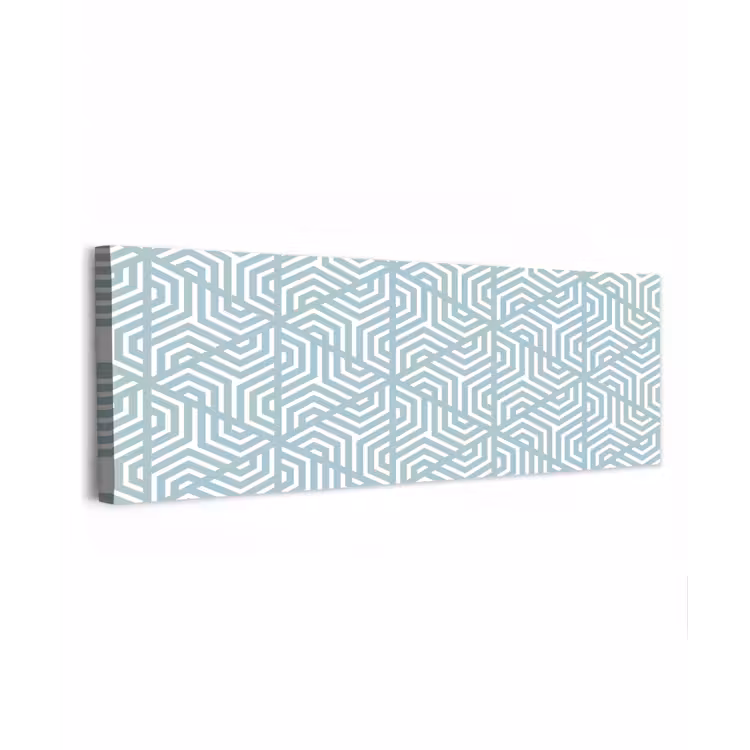 Canvas schilderij - Design - Geometrie - Patroon - Driehoek — 1
