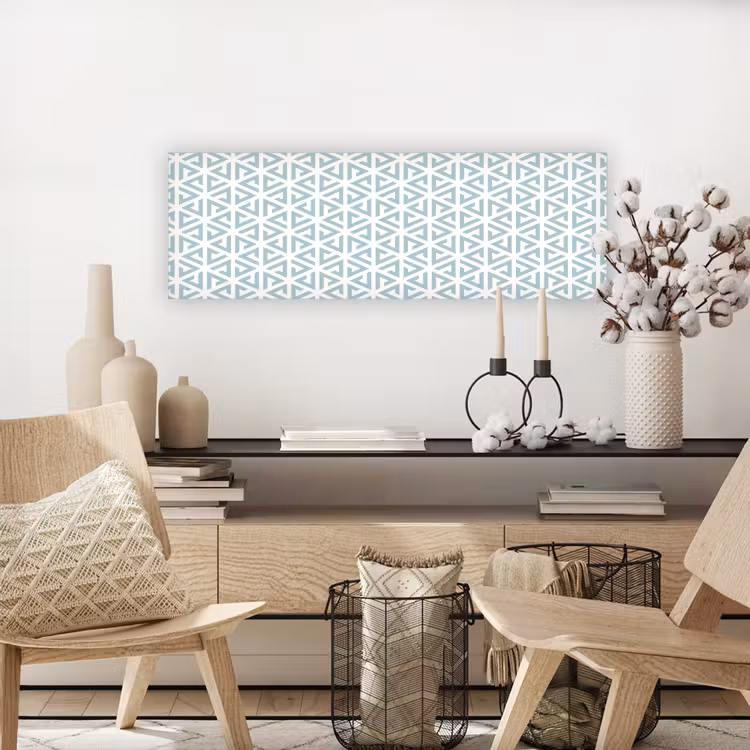 Canvas schilderij - Design - Geometrie - Patroon - Driehoek — 5
