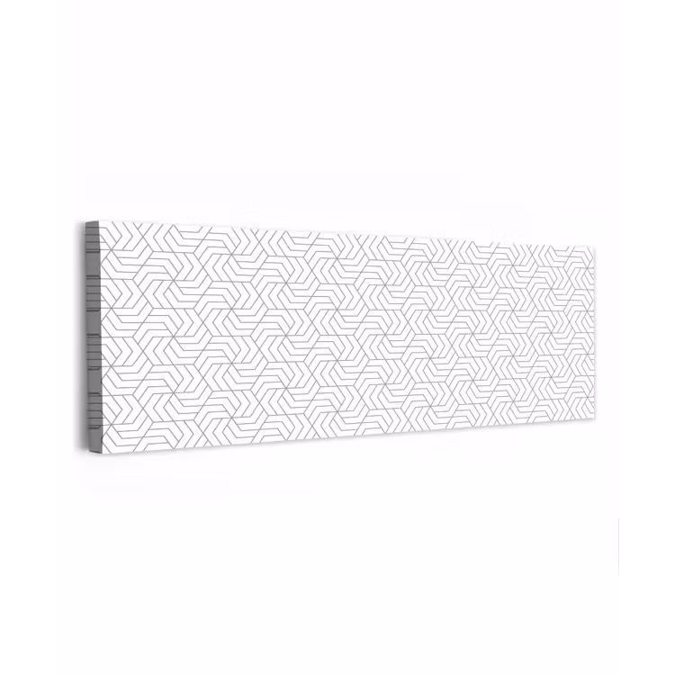 Canvas schilderij - Geometrie - Lijn - Zwart - Wit - Patroon — 1