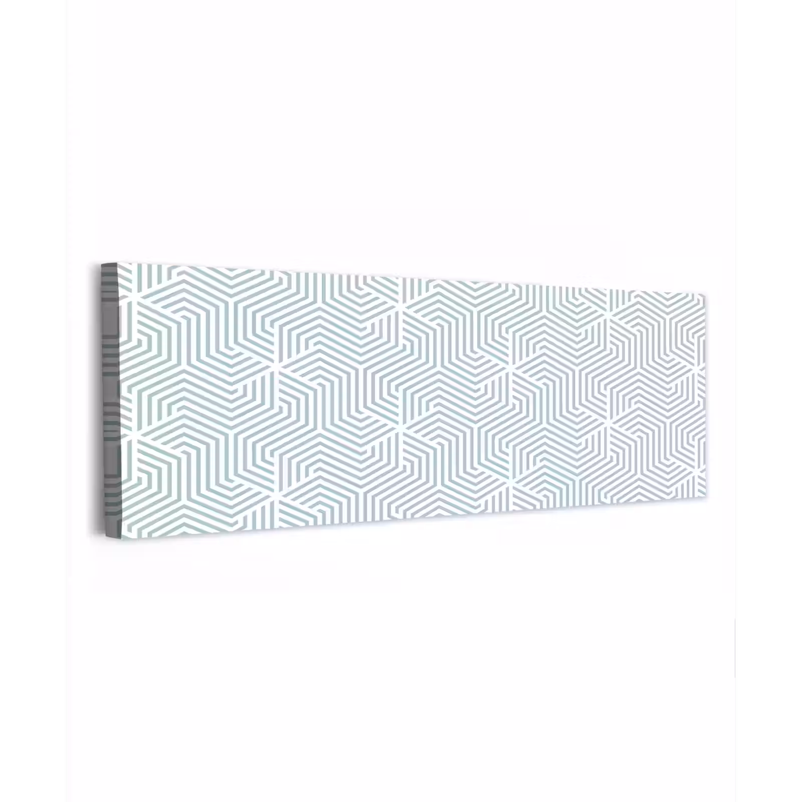 Canvas schilderij - Geometrie - Lijn - Groen - Patroon — 1