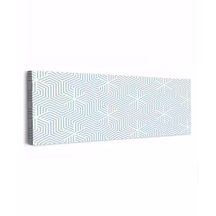 Canvas schilderij - Geometrie - Lijn - Groen - Patroon — 1