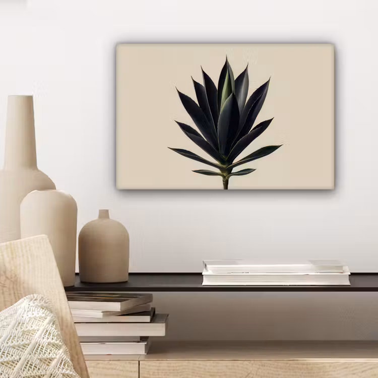 Canvas schilderij - Agaveplant - Symmetrisch - Groen — 5