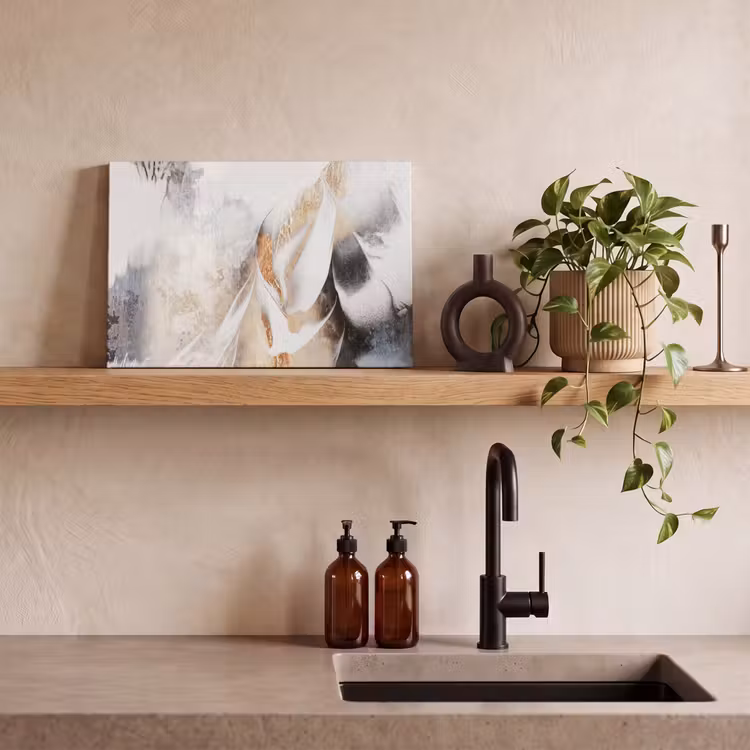 Canvas schilderij - Abstract - Gold - Design - Luxe — 3
