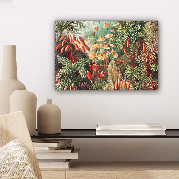 Canvas schilderij - Bloemen - Kunst - Vintage - Natuur - Botanisch — 5
