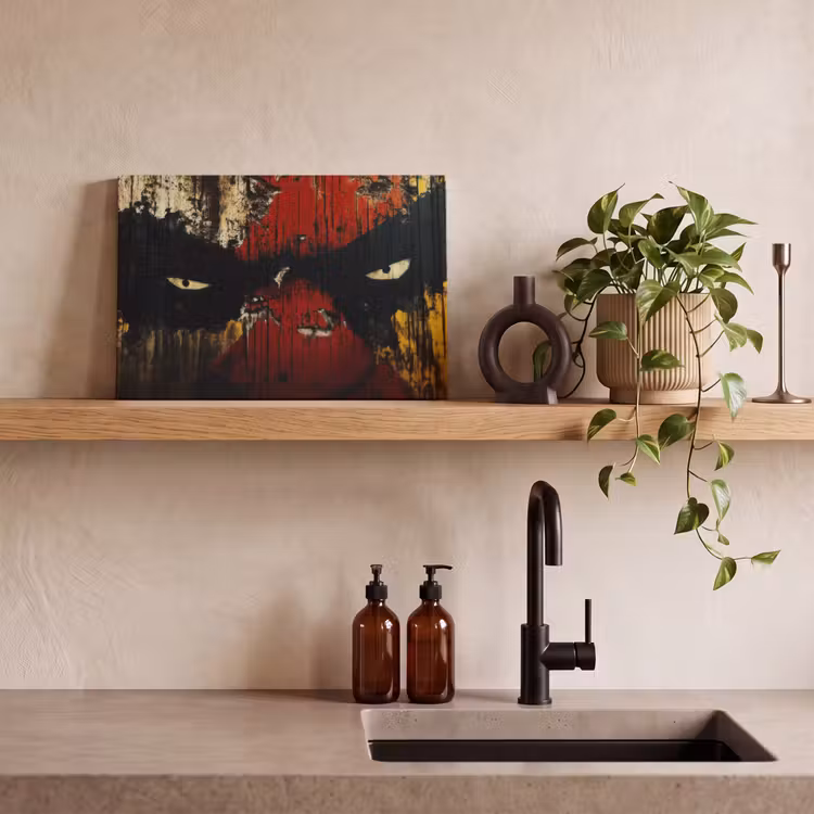 Canvas schilderij - Graffiti - Ogen - Abstract — 3