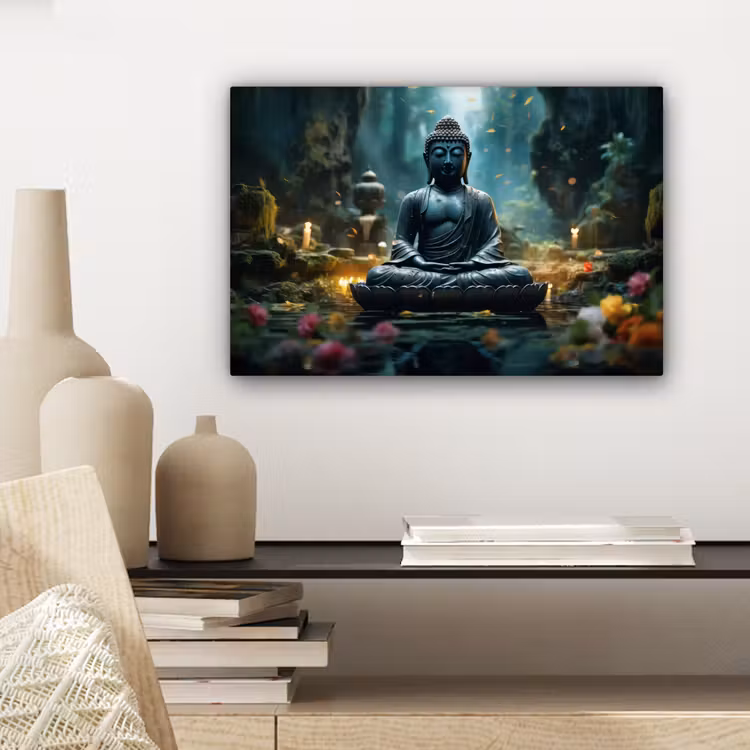 Canvas schilderij - Boeddha - Beeld - Buddha - Zen - Kunst - Boedha — 5
