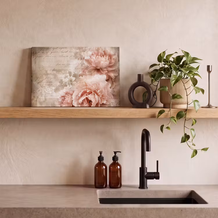 Canvas schilderij - Bloemen - Rozen - Boek - Kunst — 3