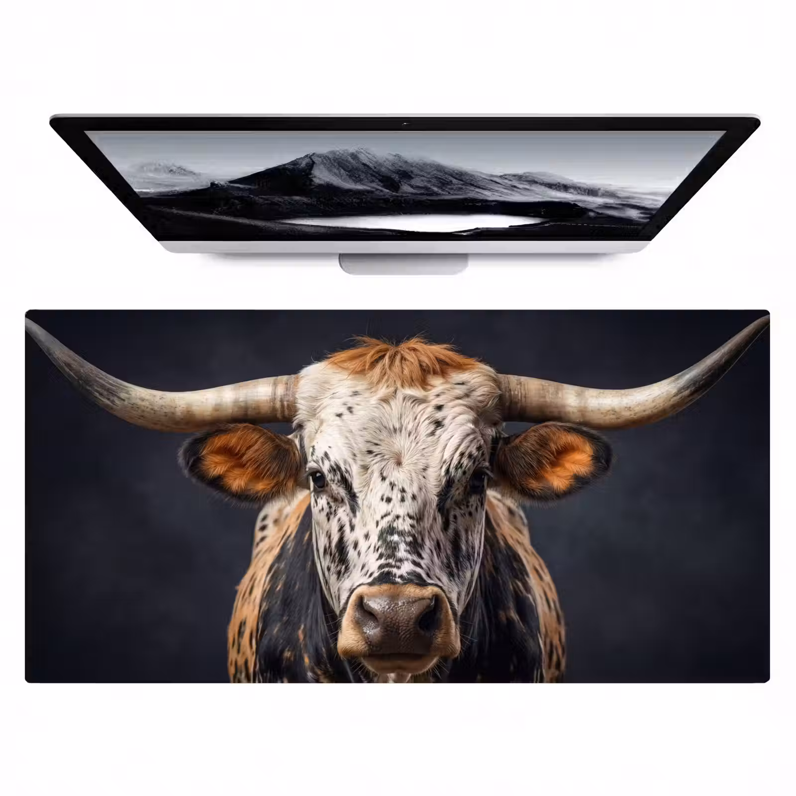 Bureau onderlegger - Stier - Kleurrijk - Hoorns — 1