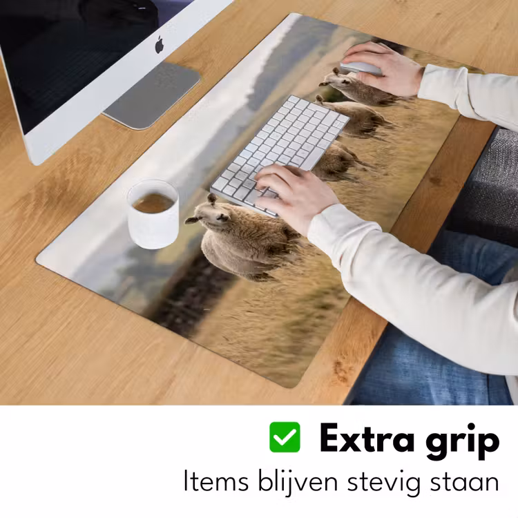 Bureau onderlegger - Schapen - Weidenlandschap - Heuvels — 6