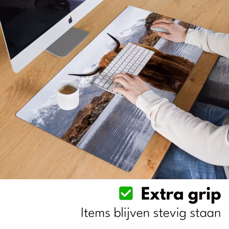 Bureau onderlegger - Schotse hooglander - Bruin - Water — 6