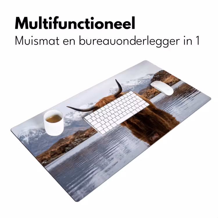 Bureau onderlegger - Schotse hooglander - Bruin - Water — 7