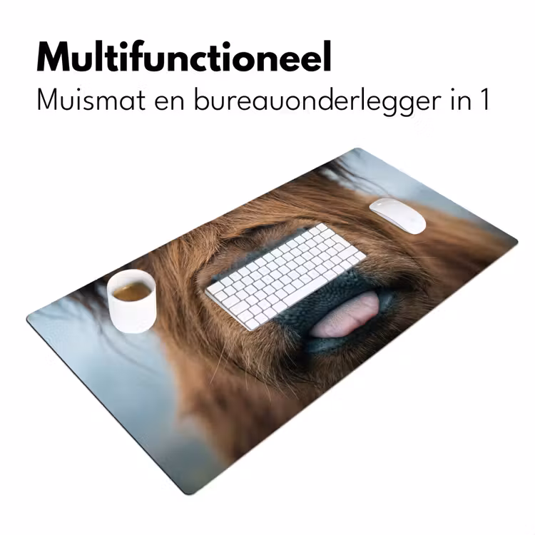 Bureau onderlegger - Schotse hooglander - Neus - Bruin — 7
