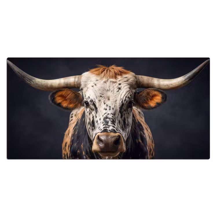 Bureau onderlegger - Stier - Kleurrijk - Hoorns — 2