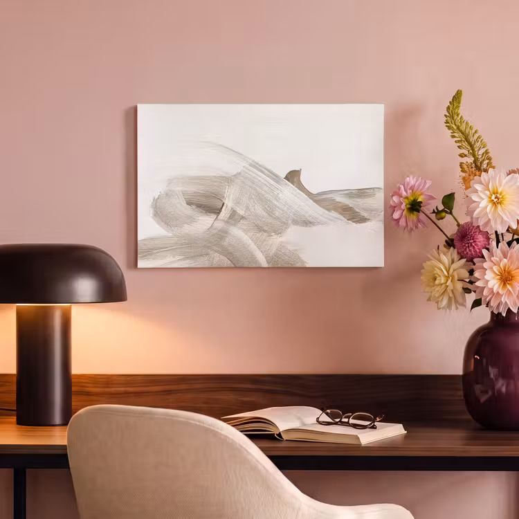 Canvas schilderij - Abstract - Moderne kunst - Beige — 4
