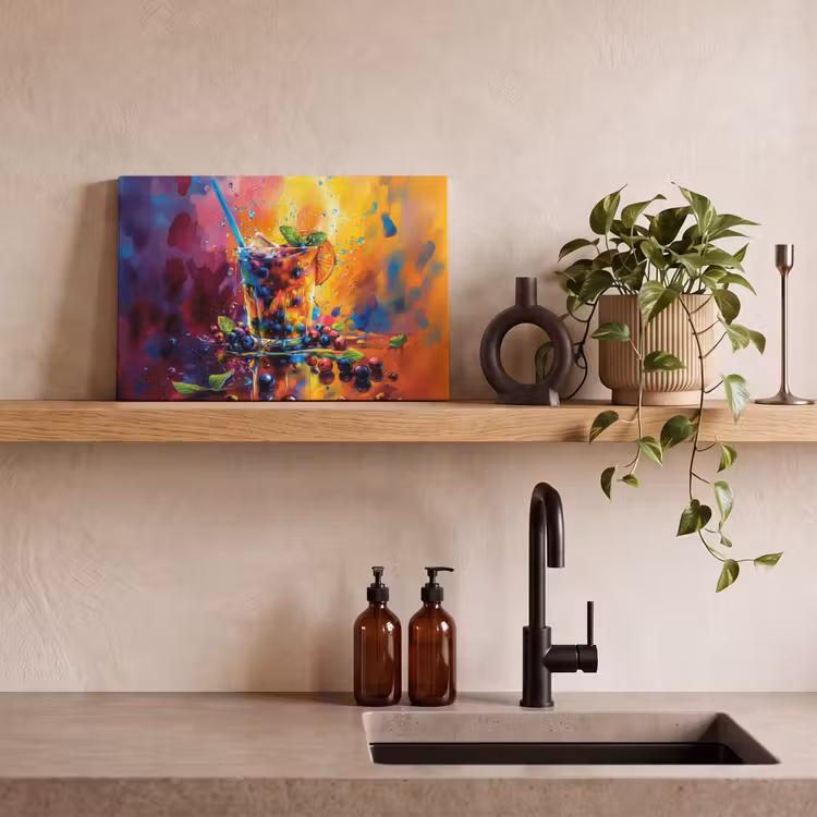 Canvas schilderij - Cocktail - Fruit - Kleurrijk - Drank — 3