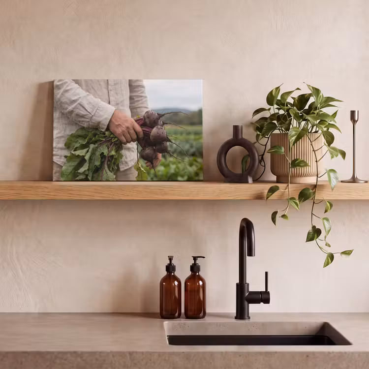 Canvas schilderij - Bieten - Vers - Moestuin — 3