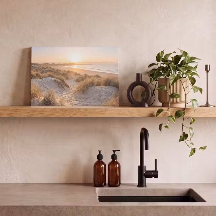 Canvas schilderij - Duinen - Strand - Zee — 3
