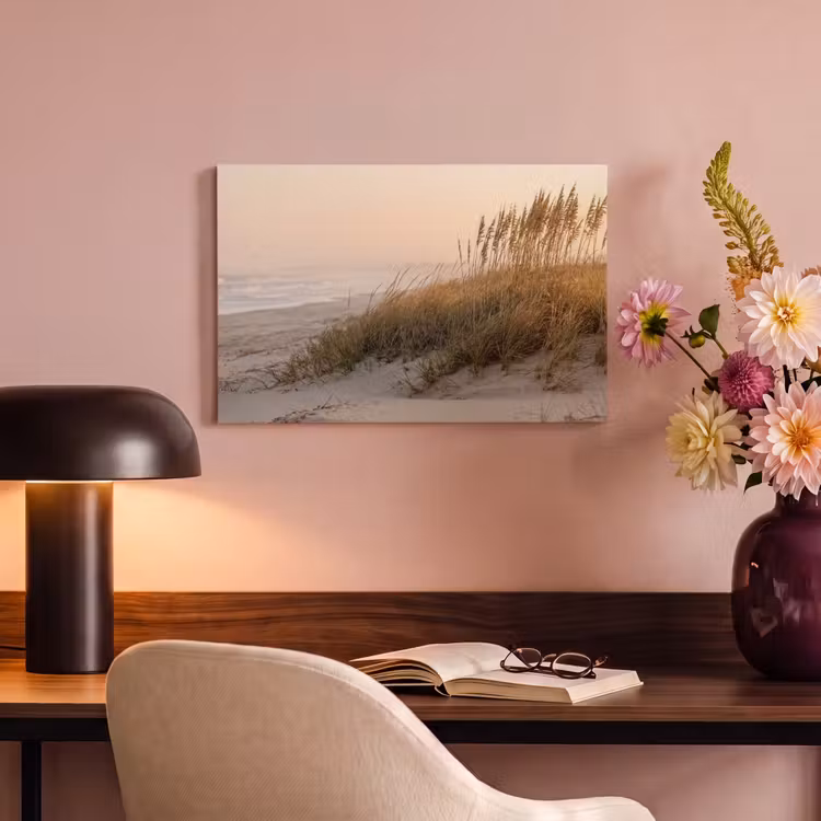 Canvas schilderij - Duinlandschap - Zonsondergang - Strand — 4