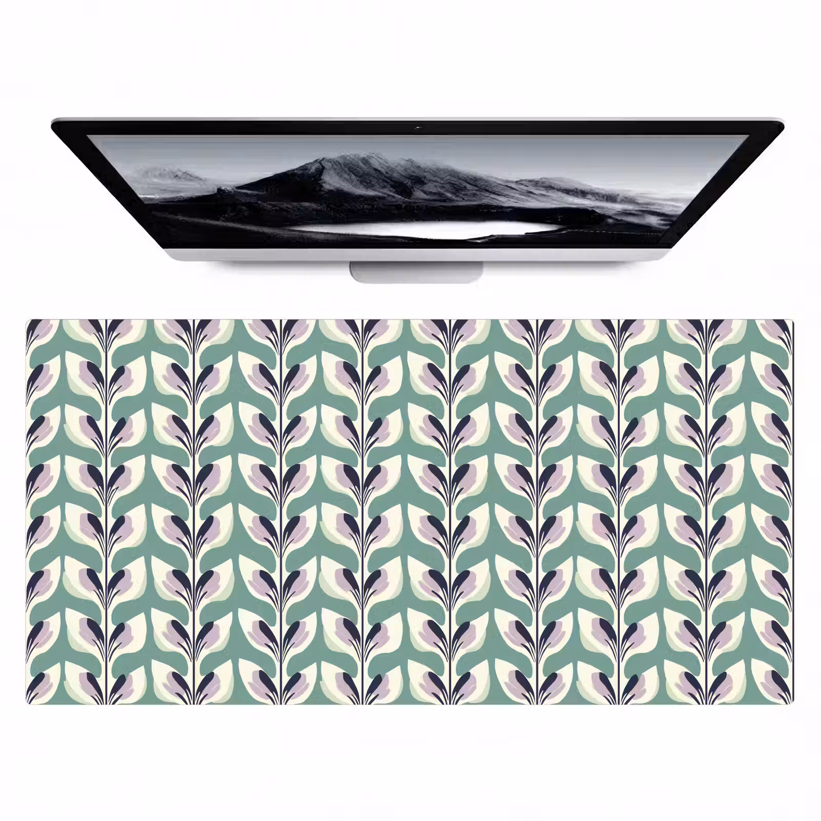 Bureau onderlegger - Retro - Modern - Groen — 1