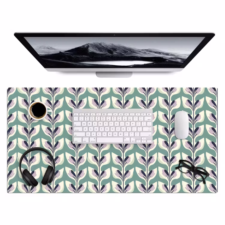 Bureau onderlegger - Retro - Modern - Groen — 4