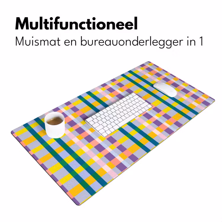 Bureau onderlegger - Ruit - Patroon - Kleurrijk — 7