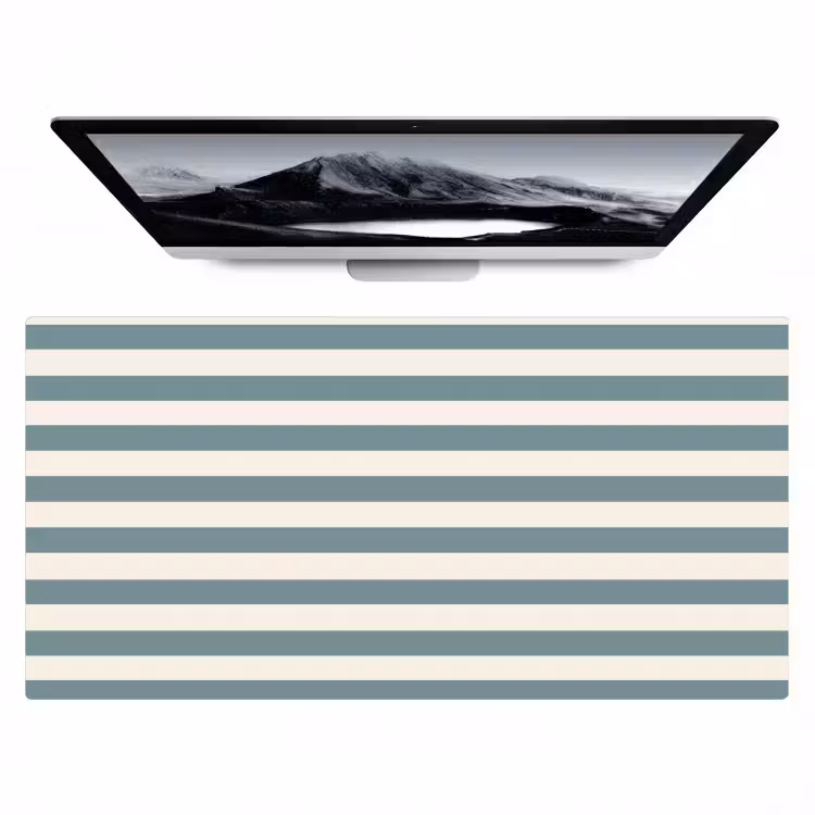 Bureau onderlegger - Strepen - Modern - Blauw — 1