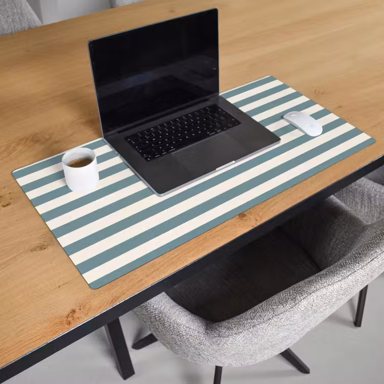 Bureau onderlegger - Strepen - Modern - Blauw — 3