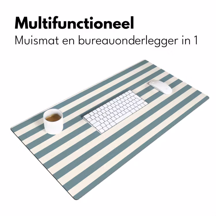 Bureau onderlegger - Strepen - Modern - Blauw — 7