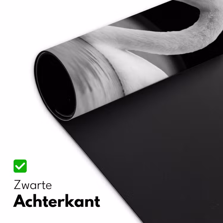 Bureau onderlegger - Zwanen - Hart - Zwart - Wit — 5
