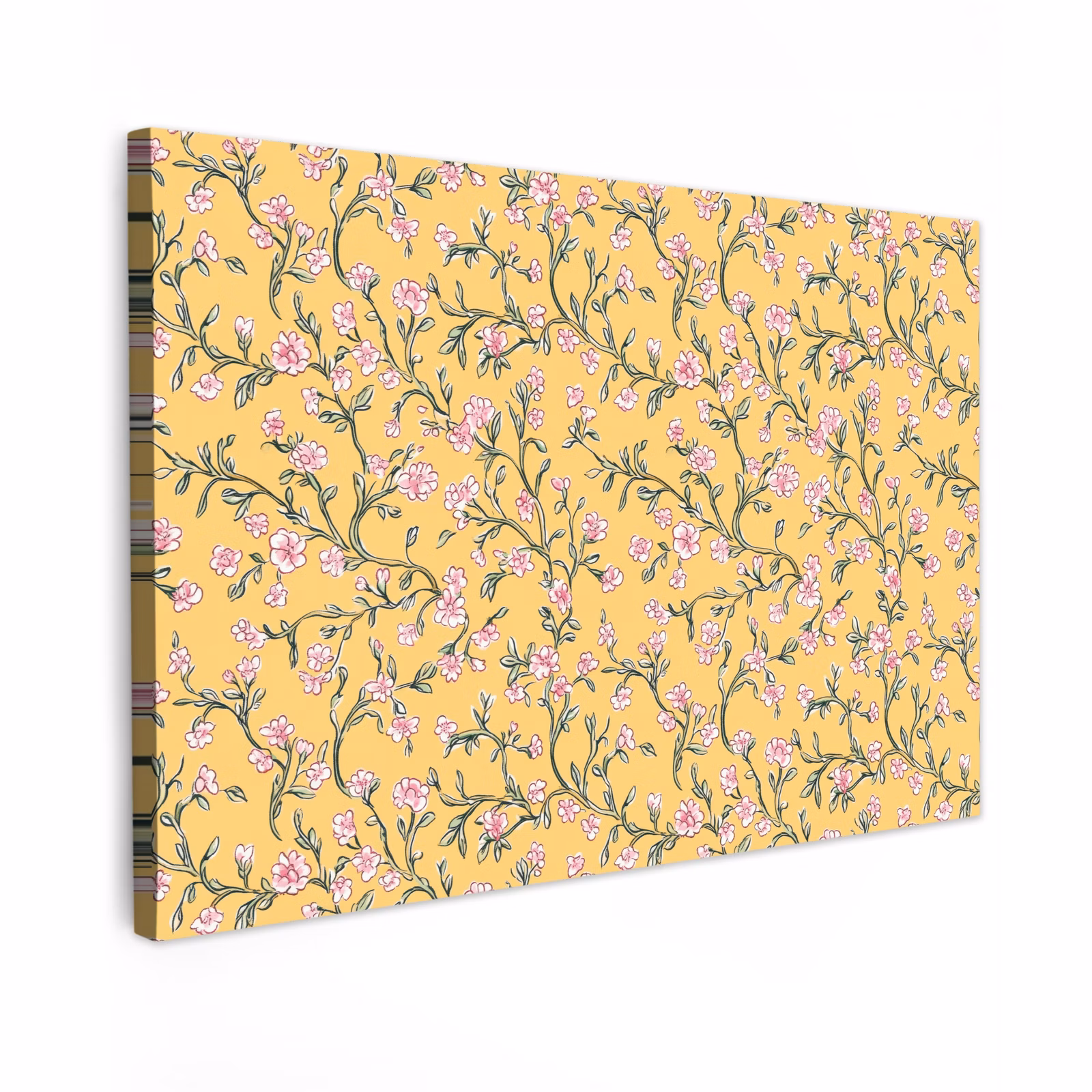 Canvas schilderij - Bloemen - Motief - Geel — 1