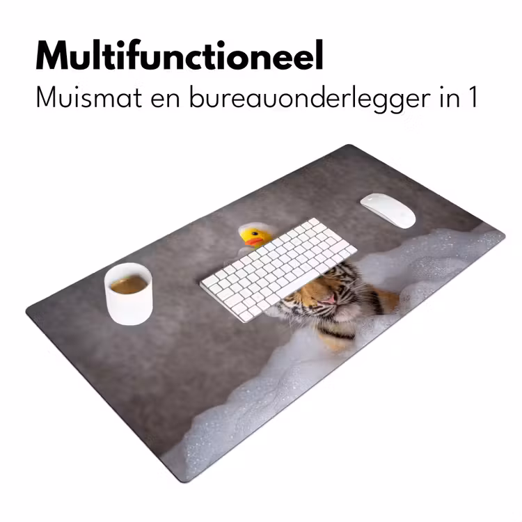 Bureau onderlegger - Welpje - Bad - Geel — 7