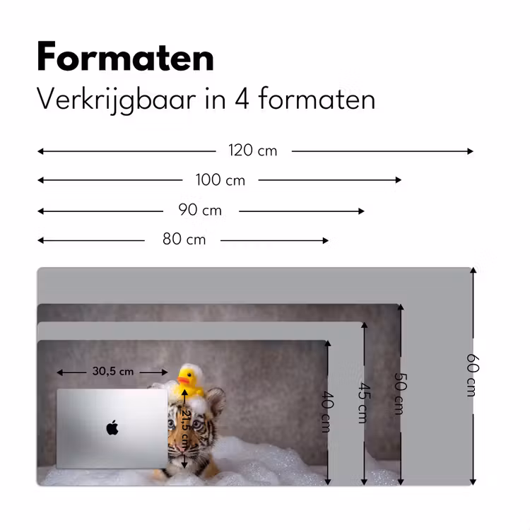 Bureau onderlegger - Welpje - Bad - Geel — 8