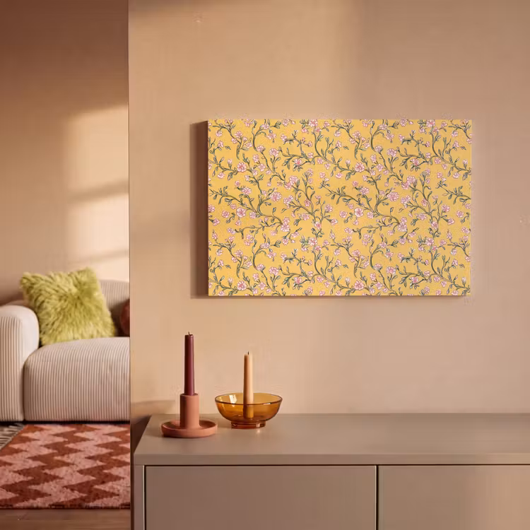 Canvas schilderij - Bloemen - Motief - Geel — 2
