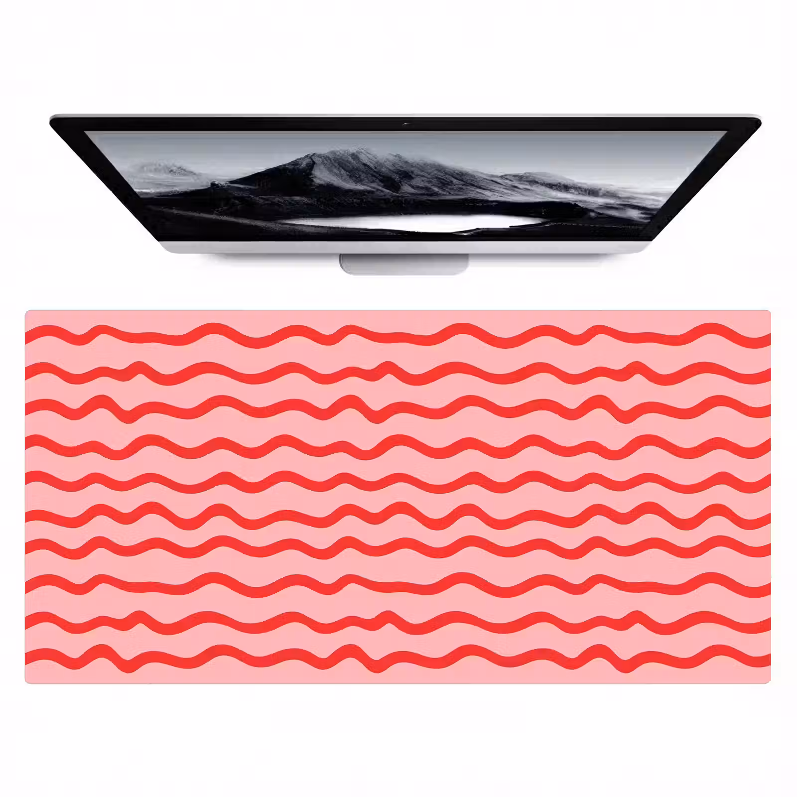 Bureau onderlegger - Speels - Patroon - Rood — 1