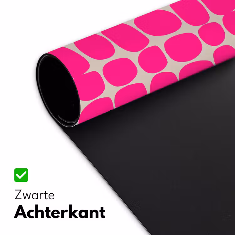 Bureau onderlegger - Stippen - Patroon - Roze — 5