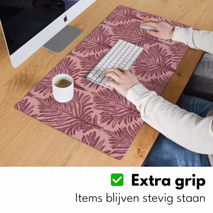 Bureau onderlegger - Varen - Patroon - Paars — 6
