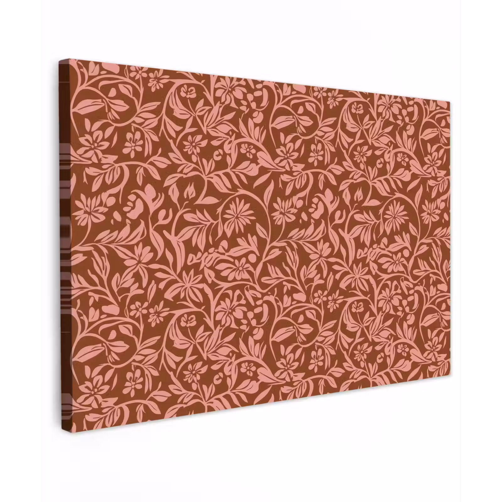 Canvas schilderij - Bloemen - Print - Roze — 1