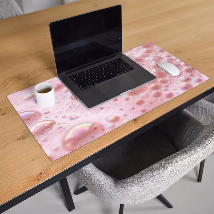 Bureau onderlegger - Schuim - Structuur - Roze — 3