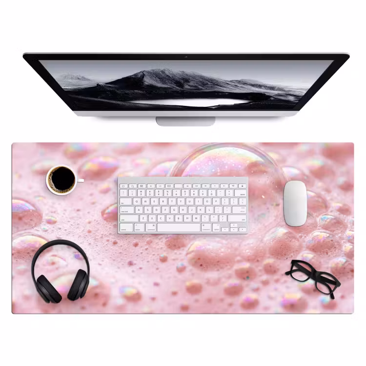 Bureau onderlegger - Schuim - Structuur - Roze — 4