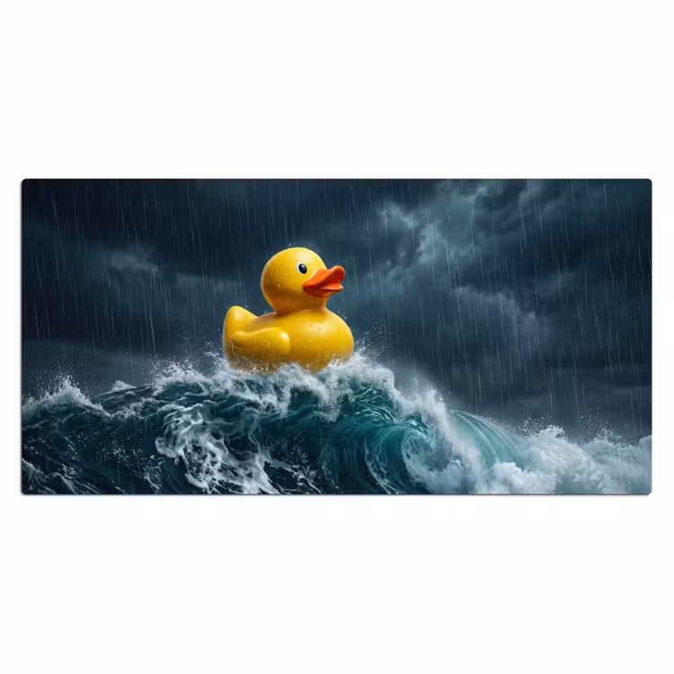 Bureau onderlegger - Storm - Badeend - Golven — 2