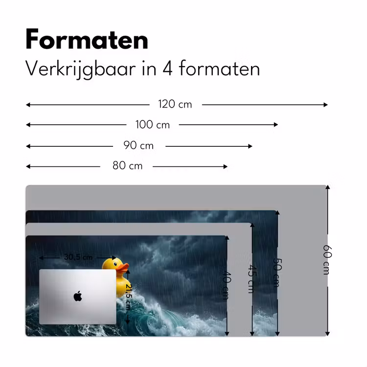 Bureau onderlegger - Storm - Badeend - Golven — 8