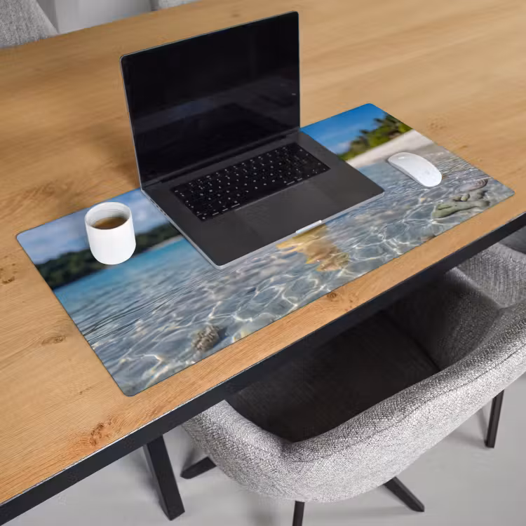 Bureau onderlegger - Tropisch - Badeend - geel — 3