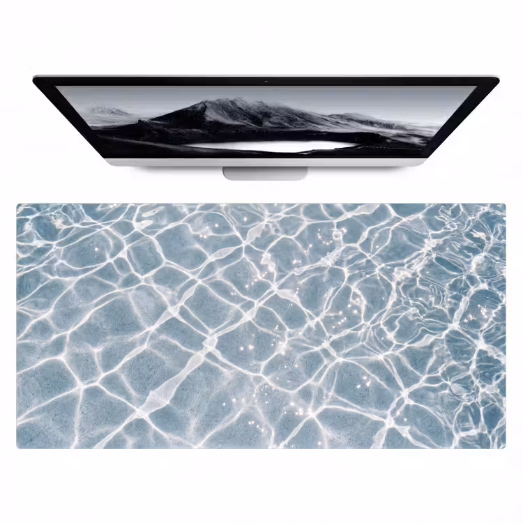 Bureau onderlegger - Water - Reflectie - Zonlicht — 1