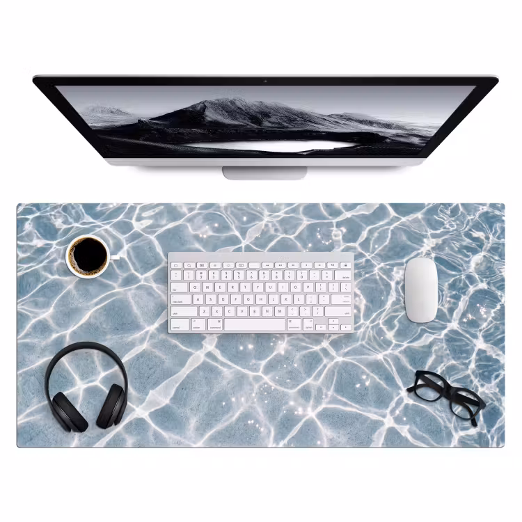 Bureau onderlegger - Water - Reflectie - Zonlicht — 4