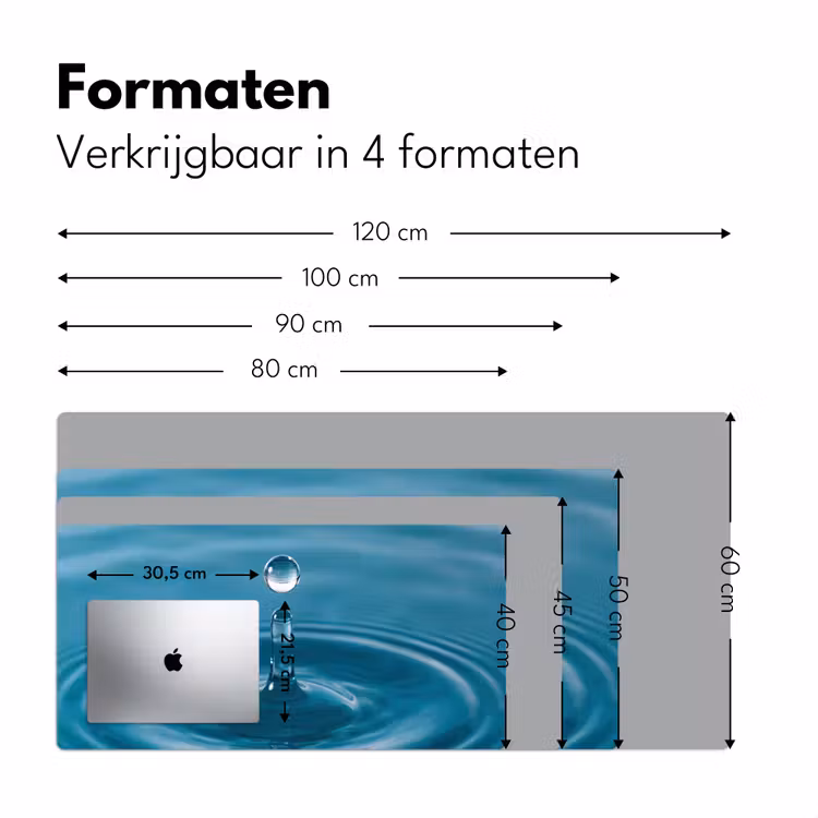 Bureau onderlegger - Waterdruppel - Water - Oppervlakte — 8