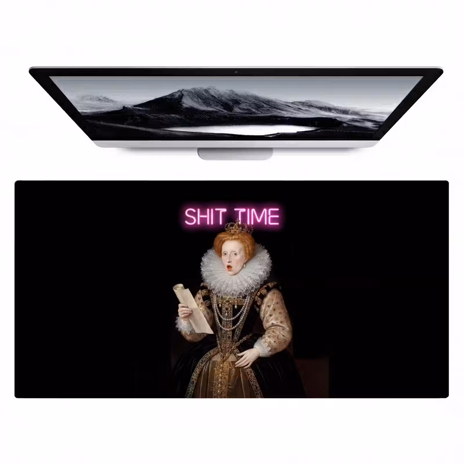Bureau onderlegger - Portret - Humor - Neon — 1