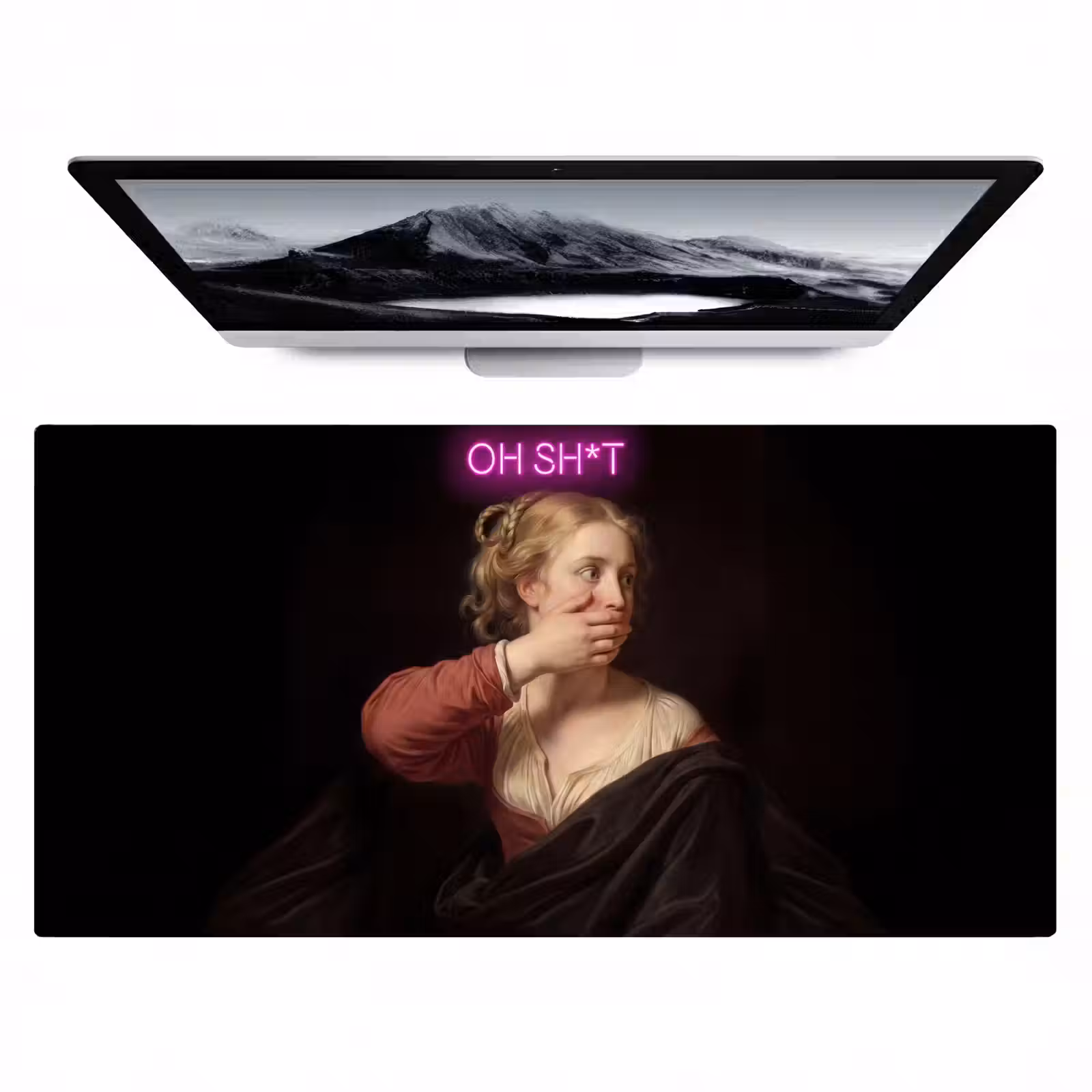 Bureau onderlegger - Quote - Neon - vrouw — 1