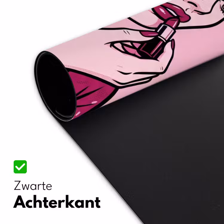 Bureau onderlegger - Vintage - Vrouw - Roze — 5