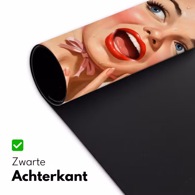 Bureau onderlegger - Vrouw - Douche - Roze — 5