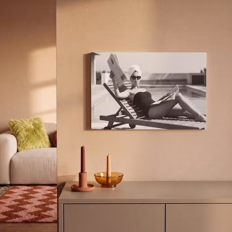 Canvas schilderij - Glamour - Modern - Zwart - Wit — 2
